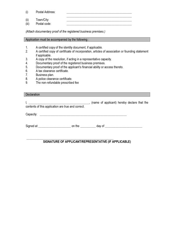 DD 1 - Official Application Form Diamond Dealers Licence (e-Form) - Image 4